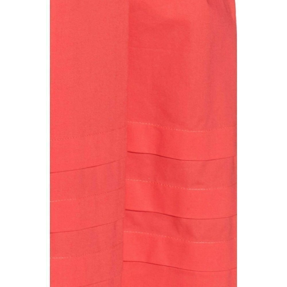 Eliza J Women's Pink Cotton Flouncy Ruffle Fit & Flare Sundress Dress Size 16 - Picture 10 of 12